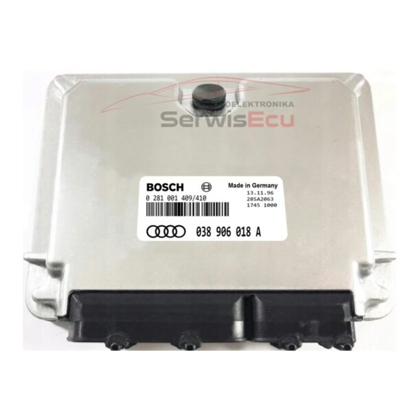 KOMPUTER ECU AUDI 038906018A 0281001409 IMMO OFF