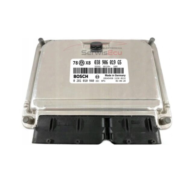 KOMPUTER ECU PASSAT B5 1.9 038906019GS 0281010940 IMMO OFF