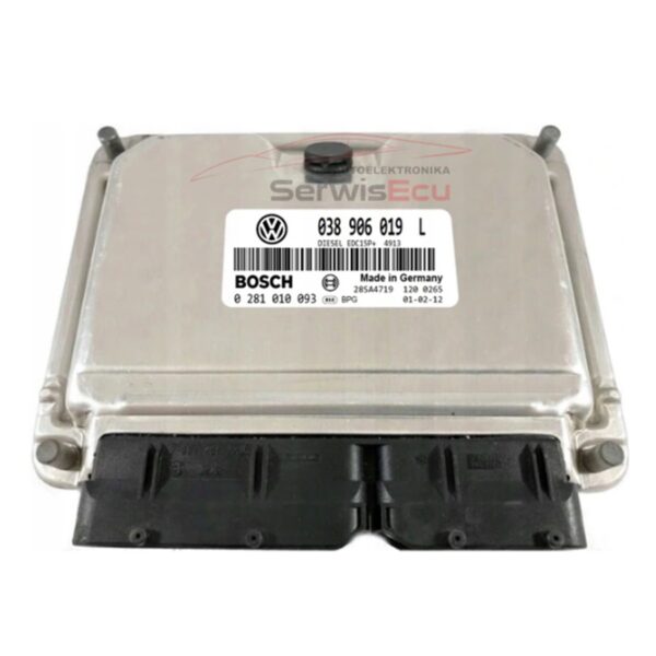 ECU VW SKODA 1.9 038906019L 0281010093 IMMO OFF