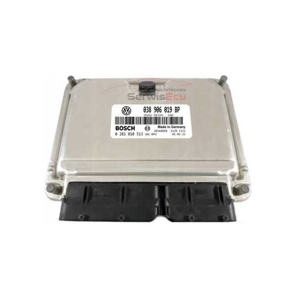 KOMPUTER ECU VW GOLF 1.9 038906019BP 0281010513 IMMO OFF