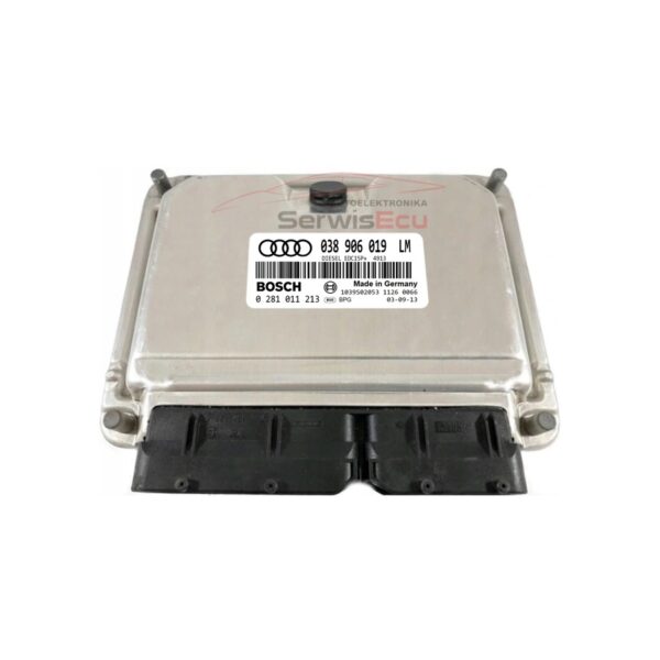 KOMPUTER ECU AUDI A4 A6 1.9 038906019LM 0281011213 IMMO OFF