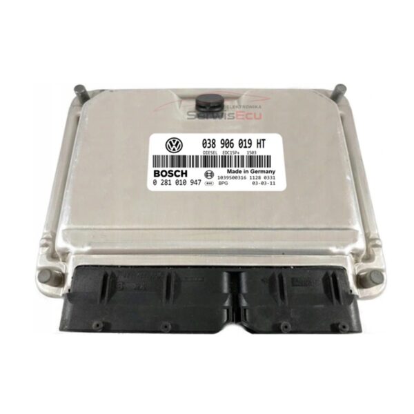 KOMPUTER ECU SEAT 1.9 038906019HT 0281010947 IMMO OFF