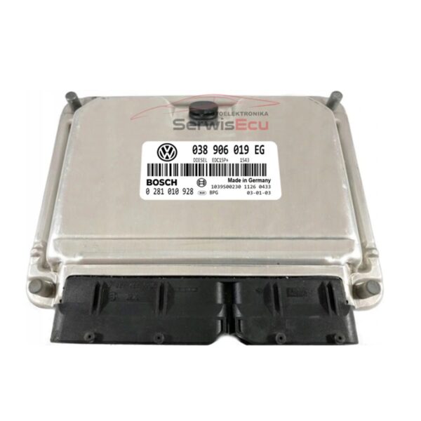 KOMPUTER ECU SUPERB 1.9 038906019EG 0281010928 IMMO OFF