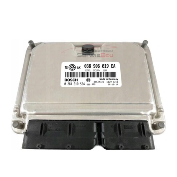KOMPUTER ECU VW PASSAT 1.9 038906019EA 0281010554 IMMO OFF