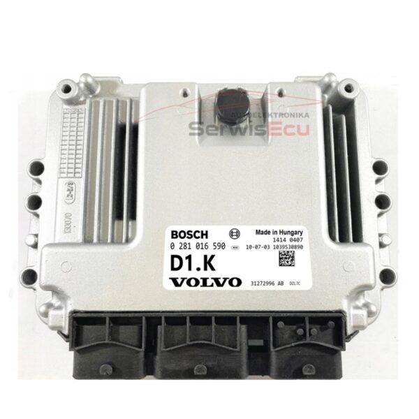 KOMPUTER VOLVO S40 31272996AB 0281016590 D1.K