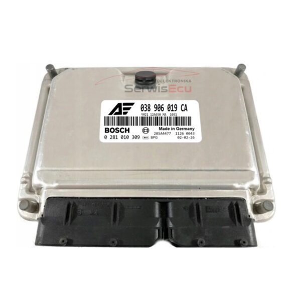 KOMPUTER ECU VW SHARAN 1.9 038906019CA 0281010309 IMMO OFF