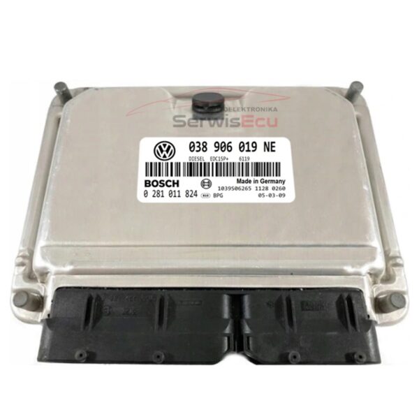 KOMPUTER ECU SEAT SKODA 038906019NE 0281011824 IMMO OFF
