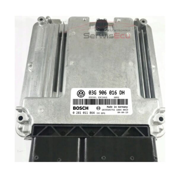 KOMPUTER ECU SEAT ALTEA 1.9 03G906016DH 0281011864 IMMO OFF