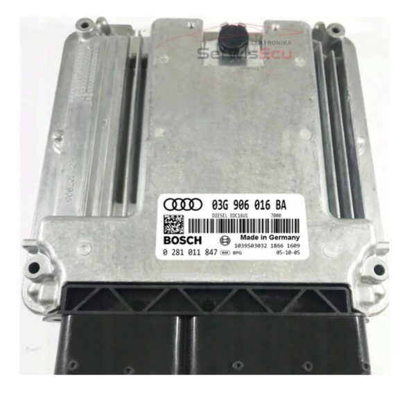 KOMPUTER ECU AUDI A4 A3 2.0 03G906016BA 0281011847 IMMO OFF