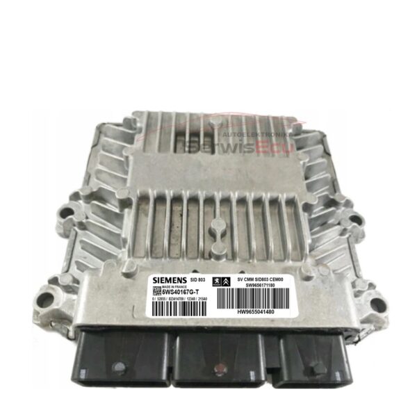 KOMPUTER ECU PEUGEOT SID803 5WS40167GT 9656171180
