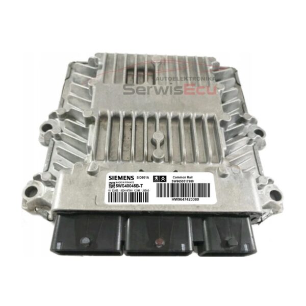 KOMPUTER PEUGEOT 5WS40045B-T 9647423380 IMMO OFF