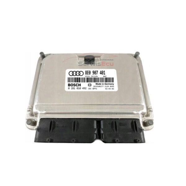 KOMPUTER AUDI A4 B6 2.5 TDI 8E0907401 0281010492
