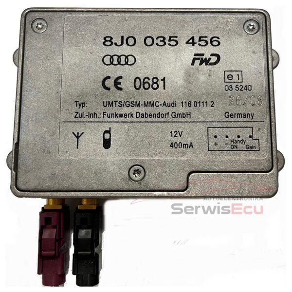 WZMACNIACZ ANTENY AUDI A6 C6 8J0035456