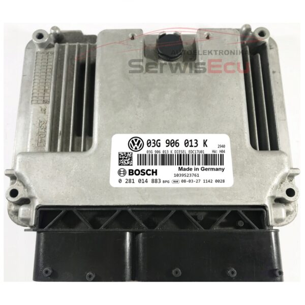 KOMPUTER ECU VW SEAT 1.9 03G906013K 0281014883