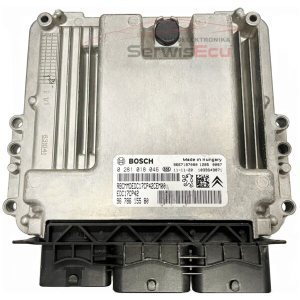 KOMPUTER ECU PEUGEOT 508 2.2 0281018046 9678615580