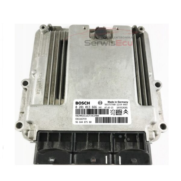 ECU PEUGEOT CITROEN 0281013666 9664487580