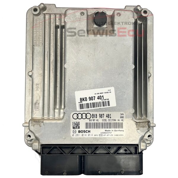 KOMPUTER  ECU AUDI A4 A5 3.0 EDC17CP04 0281014014 8K0907401