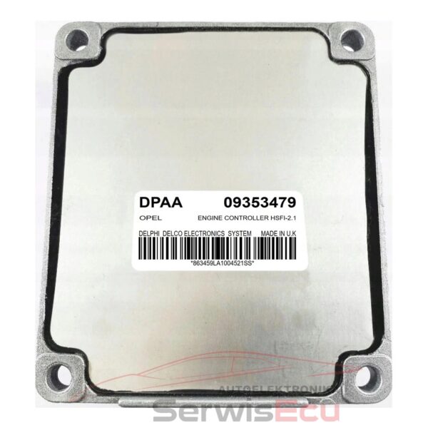 NAPRAWA ECU OPEL ASTRA HSFI2.1 DPAA 09353479
