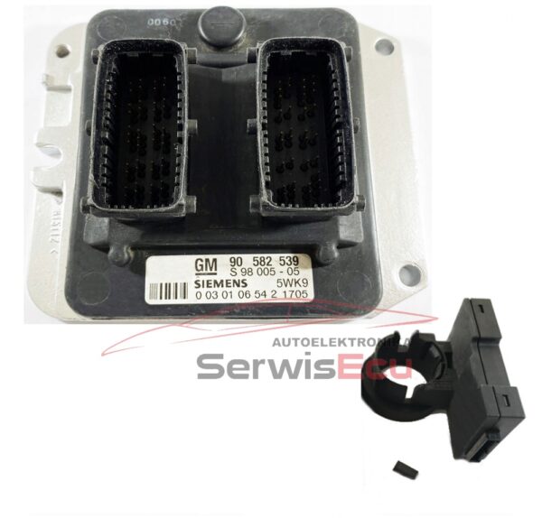 KOMPLET ECU OPEL 1.8 X18XE1 5WK9 90582539
