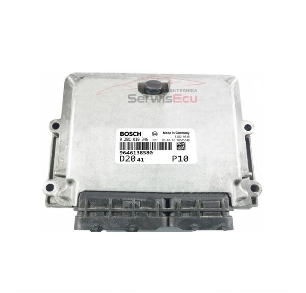 ECU FIAT BOXER JUMPER 2.0 9646138580 0281010346