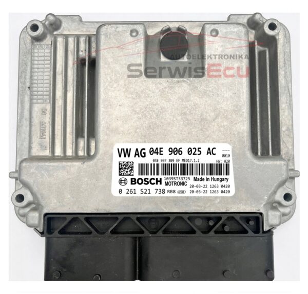 KOMPUTER ECU VW CADDY MED17.1.2 1.4 TSI 04E906025AC