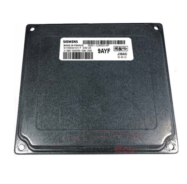 ECU FOCUS 1.6 9AYF SIM28 4M5112A650HF S118934101F