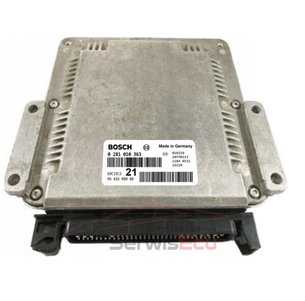ECU PEUGEOT 406 2.0 HDI 9641608080 0281010363
