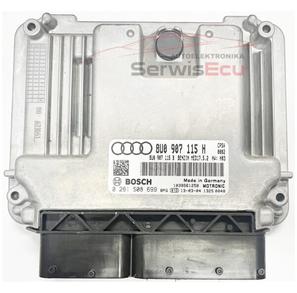 ECU AUDI MED17.5.2 CPSA 2.0 8U0907115H 0261S08699