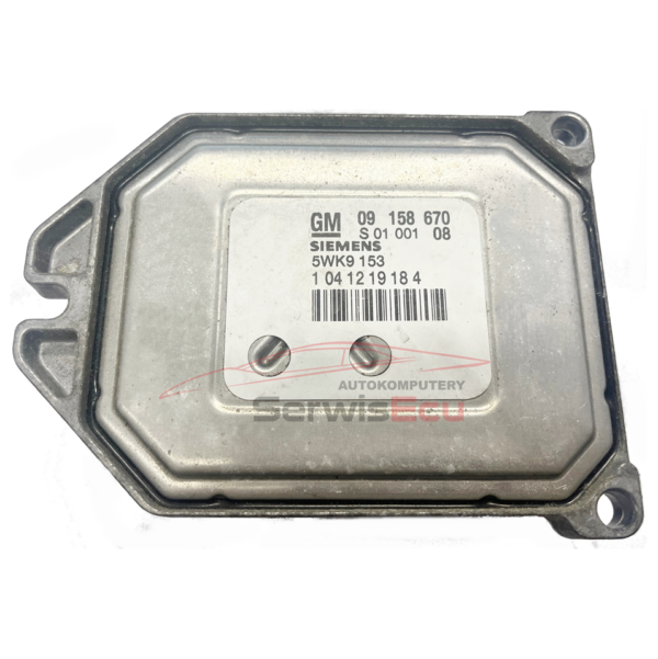 ECU OPEL ASTRA 1.8 09158670 5WK9153 CZYSTY