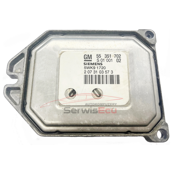 ECU OPEL ASTRA 1.8 Z18XE 55351702 5WK91720 CZYSTY