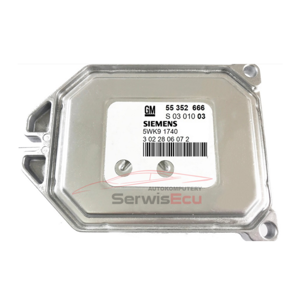 ECU OPEL VECTRA 1.8 55352666 5WK91740 Z18XE +PIN