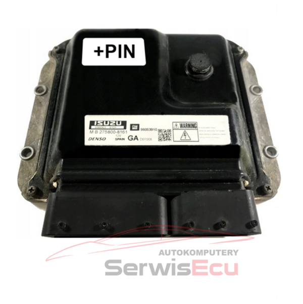 KOMPUTER ECU OPEL MB2758008161 98053910 + PIN