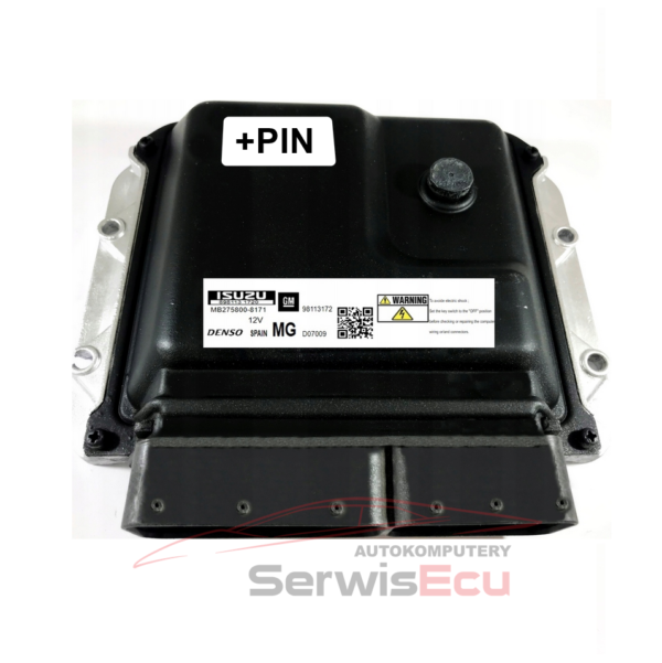 ECU OPEL 98113172 8981131720 MB275800-8171 MG+PIN