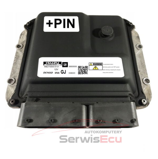 KOMPUTER ECU OPEL 1.7 MB275800-8131 98069936 +PIN