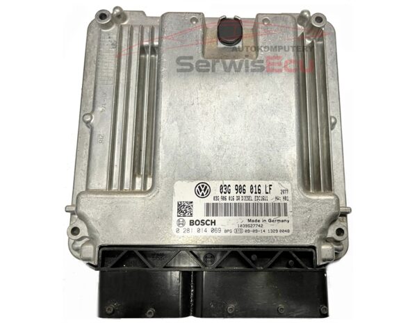 ECU VW CADDY 2.0 03G906016LF 0281014069 IMMO OFF