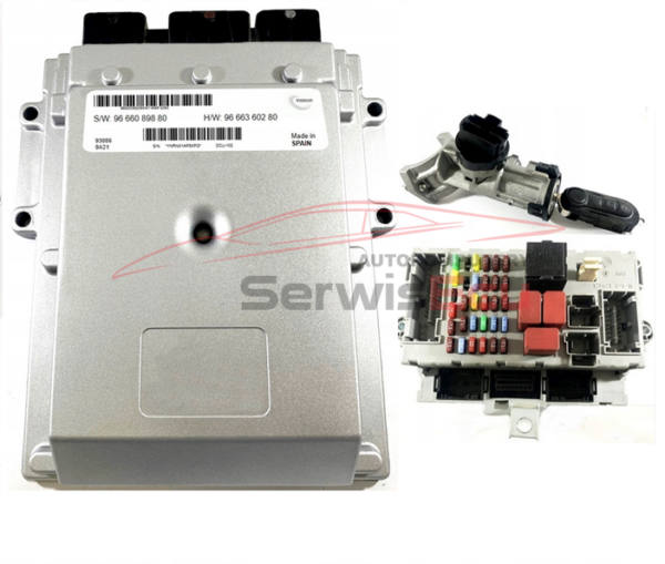 ZESTAW ECU DUCATO 9666089880 9666360280 VISTEON
