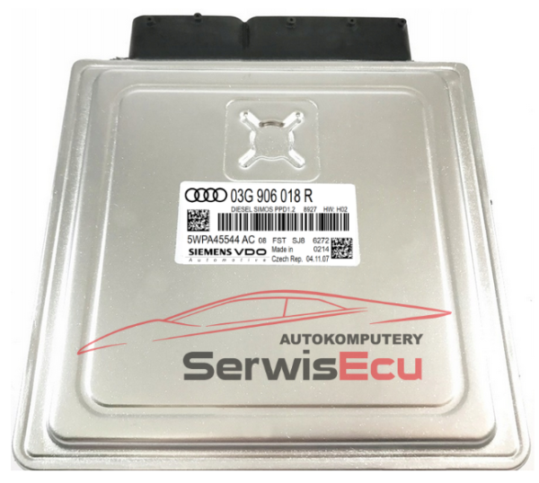 KOMPUTER ECU AUDI 2.0 03G906018R 5WP45544AC+PIN