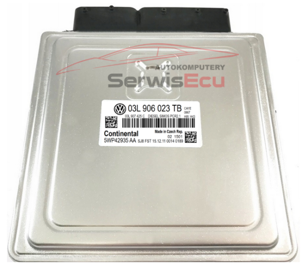 KOMPUTER ECU VW CADDY 1.6 TDI 03L906023TB 5WP42935 IMMO OFF