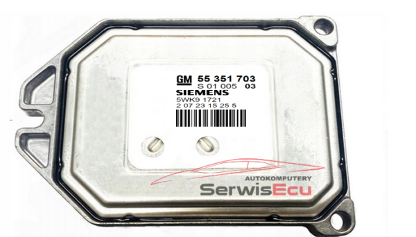ECU OPEL ZAFIRA 1.8 55351703 5WK91721 CZYSTY