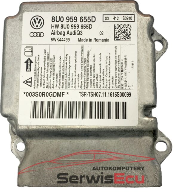 SENSOR AIRBAG AUDIQ3 8U0959655D 5WK44499