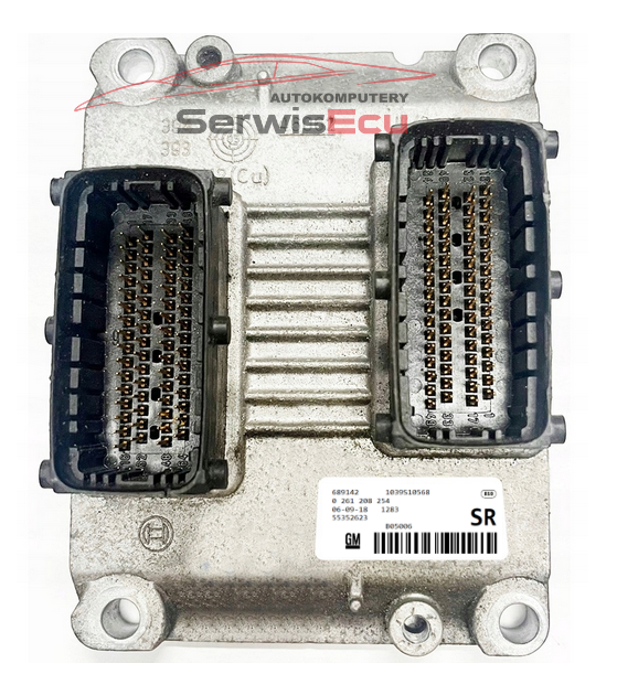 ECU OPEL CORSA C 1.2 0261208254 55352623 SR VIRGIN
