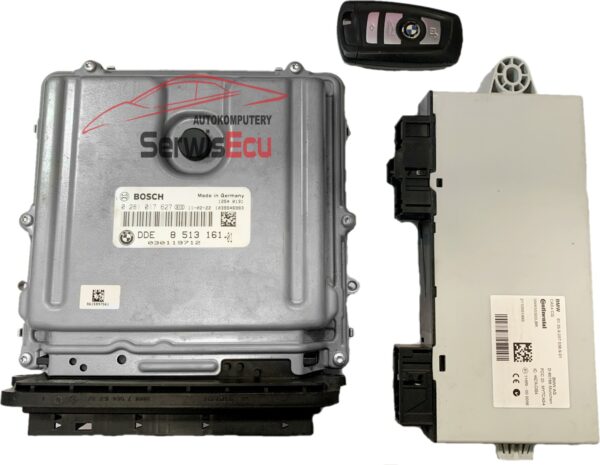 ZESTAW ECU BMW 3.0 D 0281017627 DDE8513161