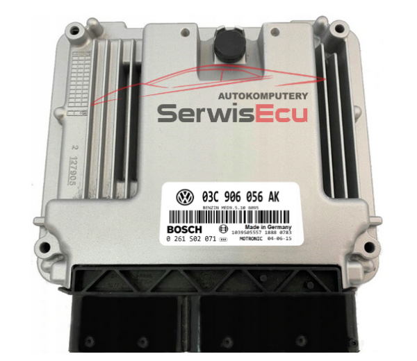 KOMPUTER ECU VW GOLF 03C906056AK 0261S02071 + PIN