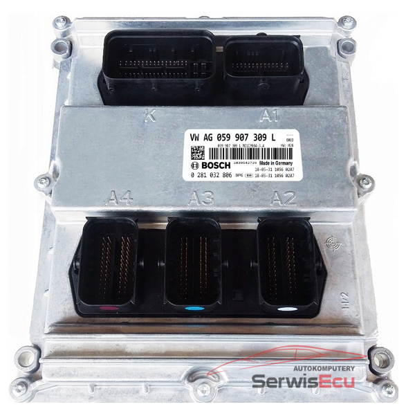 KOMPUTER ECU AUDI Q7 3.0 059907309L 0281032806