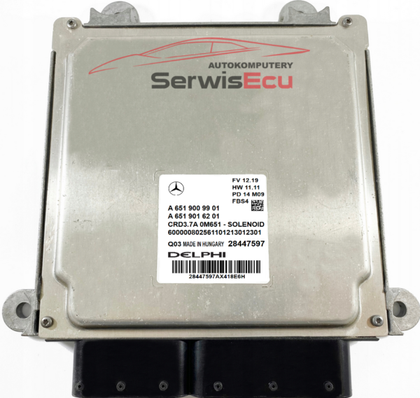 KOMPUTER ECU MERCEDES E W212 2.2 A6519009901 A6519076201