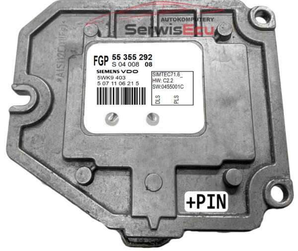 KOMPUTER ECU OPEL 1.8 55355292 5WK9403 + PIN