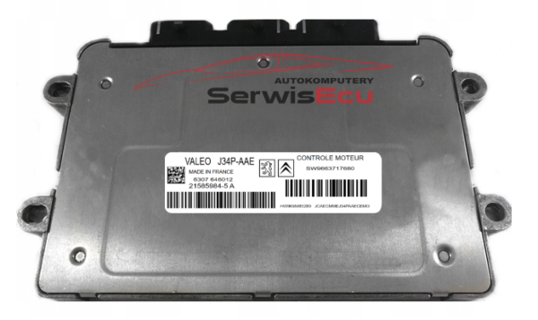 KOMPUTER ECU PEUGEOT 1.4 J34P-AAE 9663717680 21585984-5