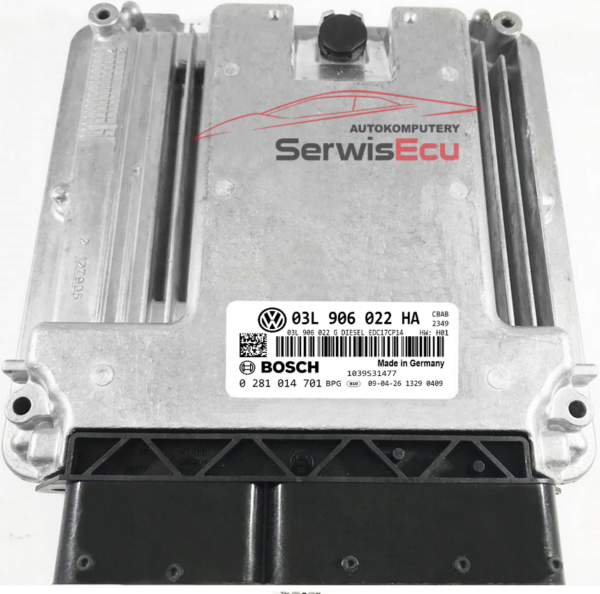 KOMPUTER ECU VW 2.0 03L906022HA 0281014701