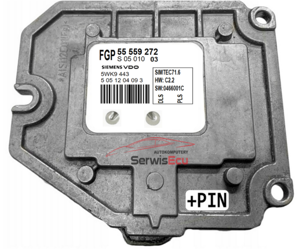 KOMPUTER ECU OPEL 1.8 55559272 5WK9443 + PIN