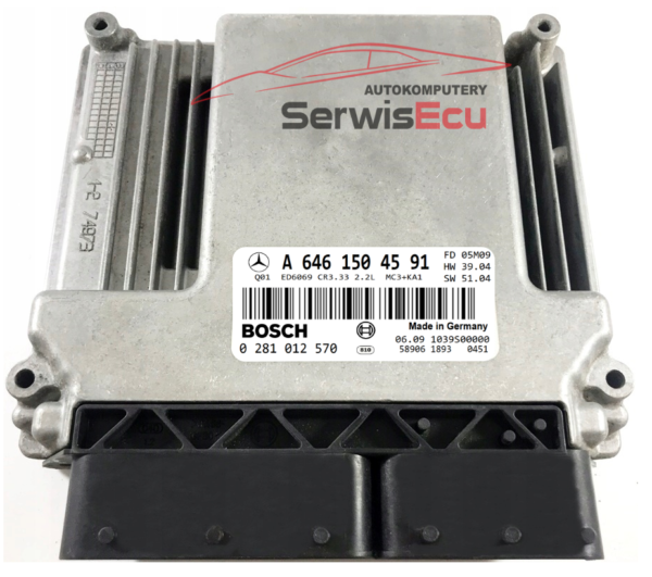 KOMPUTER ECU MERCEDES 2.2 A6461504591 0281012570